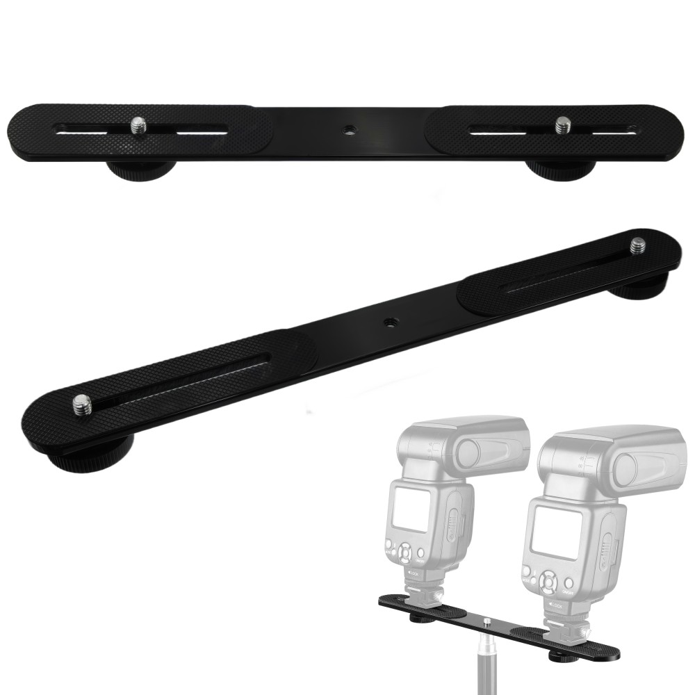 Photography Lighting Description - Soporte Doble para Flash con Tornillo