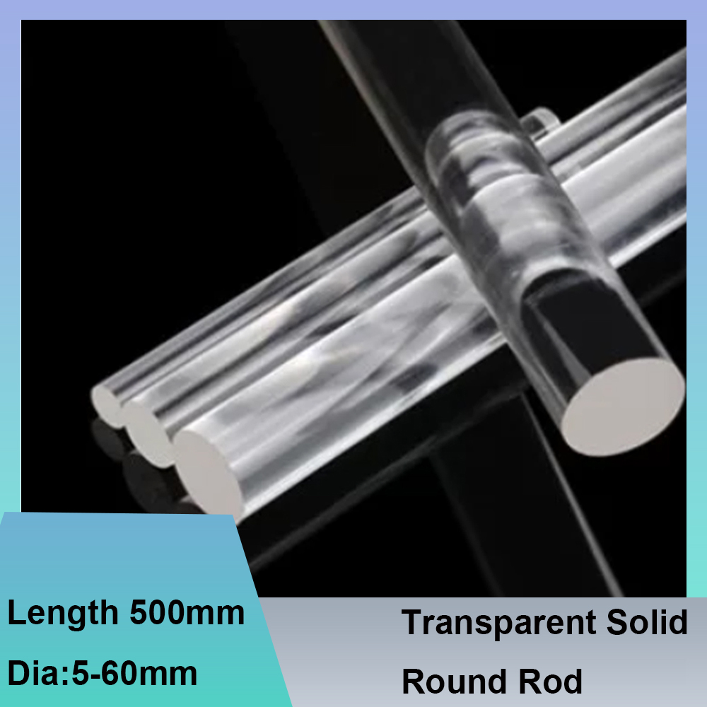 Photography Lighting Guides - Barra redonda transparente de 500mm de