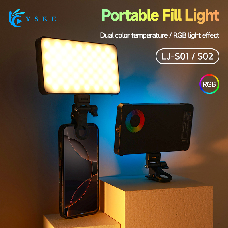 Photography Lighting Game - Luz de vídeo LED RGB, Clip