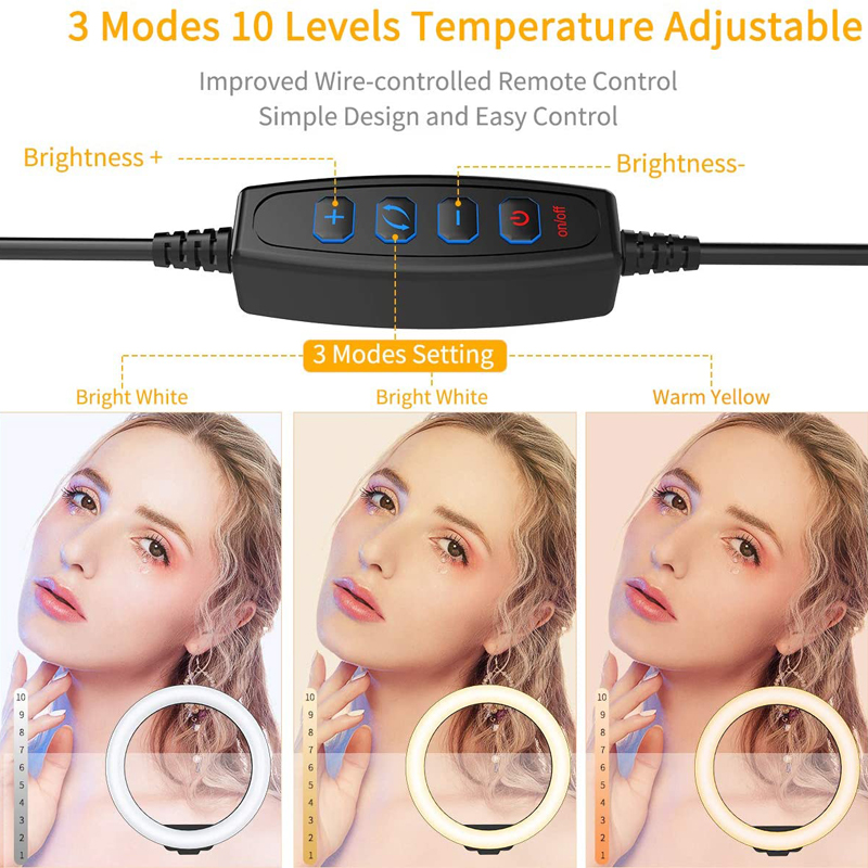 Anillo de Luz LED para Selfies - Photography Lighting Description reseña y precio