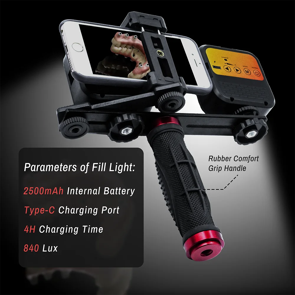 Luz LED intraoral para fotogra - Photography Mobile Lighting reseña y precio
