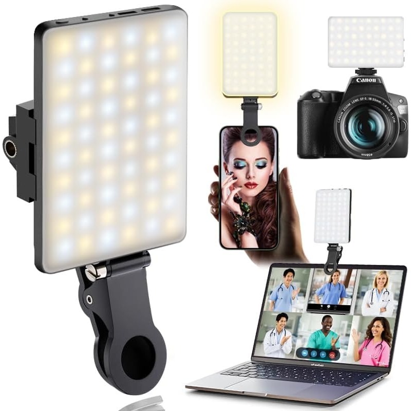 Luz LED portátil con clip para - Photography Lighting Description reseña y precio