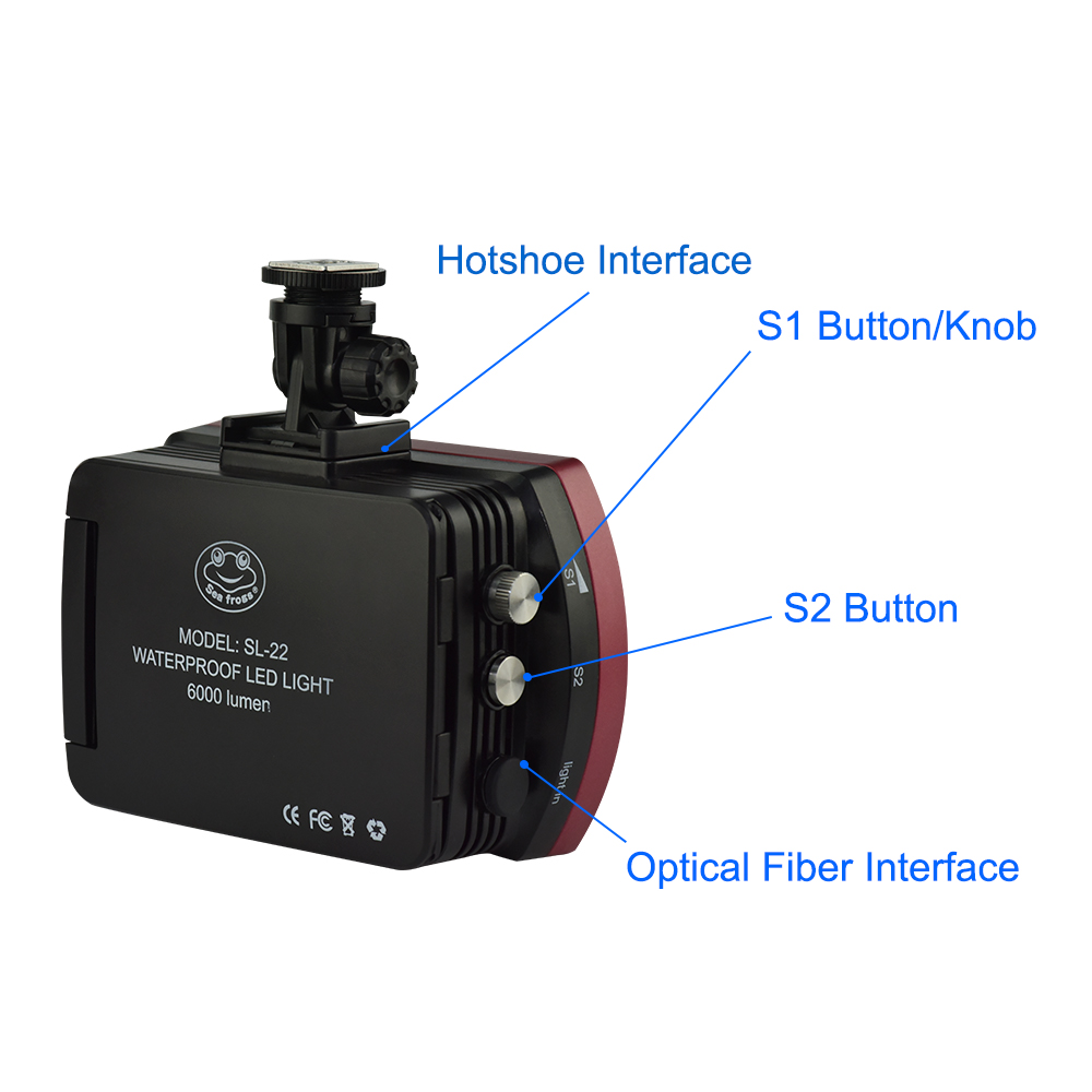 Fotografía SL-22 Luz de buceo  - Photography Lighting Brands reseña y precio