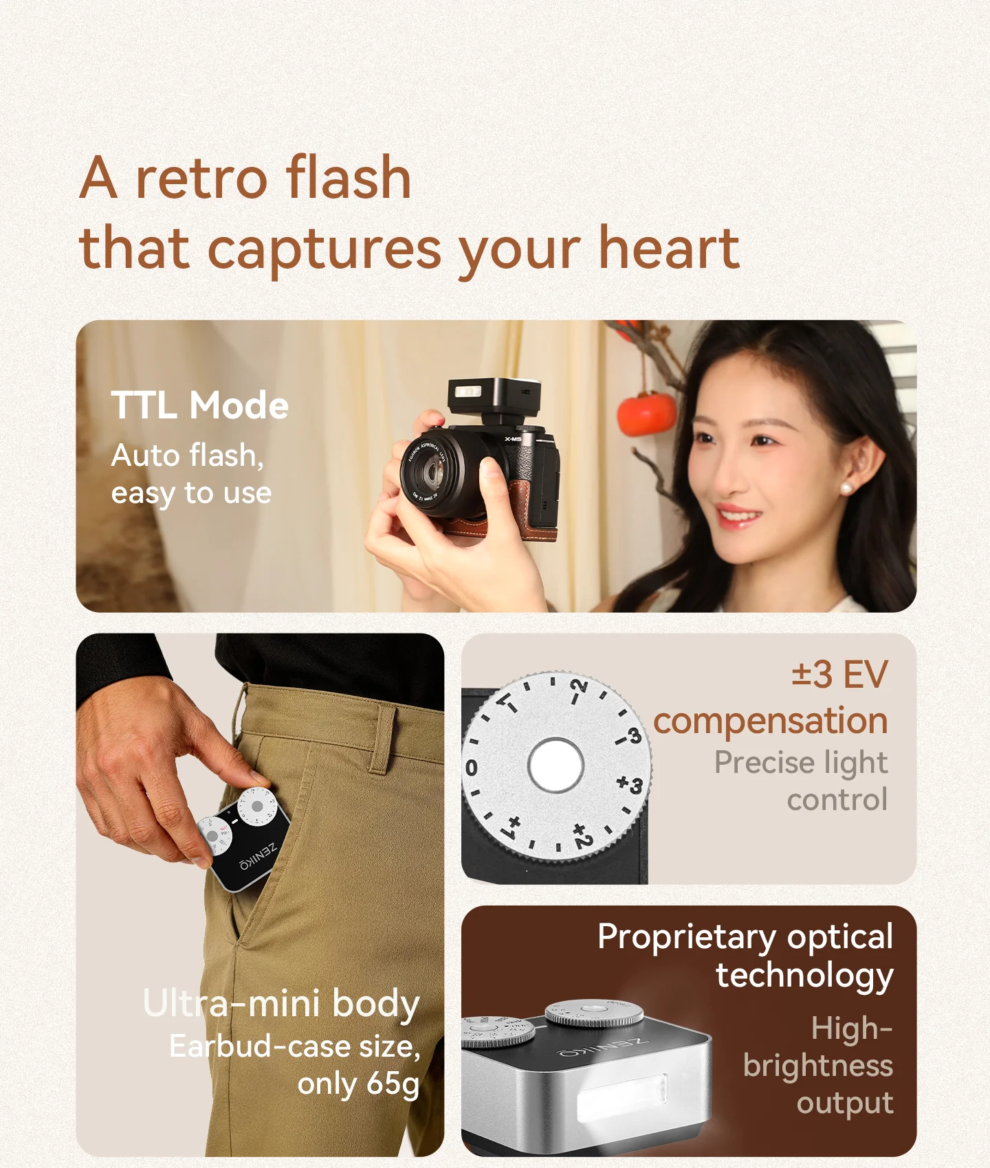 Flash ZENIKO ZT12 Compacto Ret - Photography Lighting Brands reseña y precio