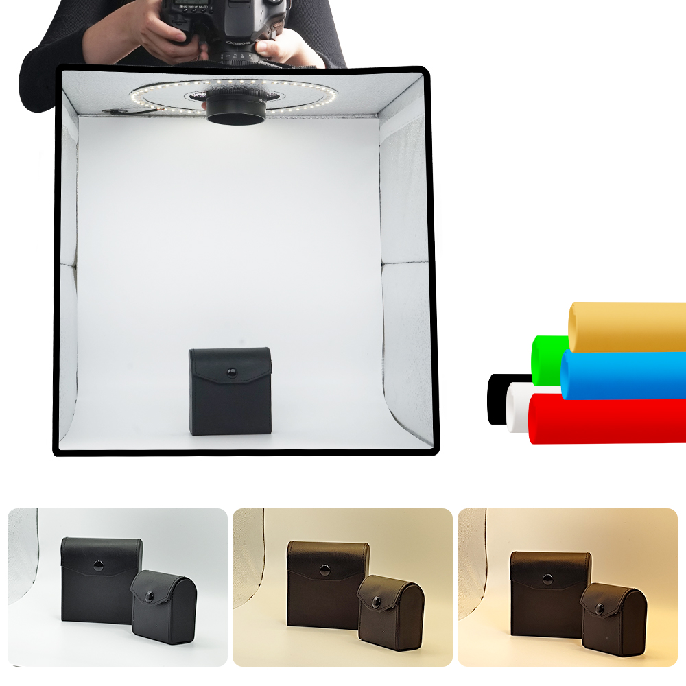 Lightdow-caja de fotos regulab - Photography Lighting Kit Portable reseña y precio