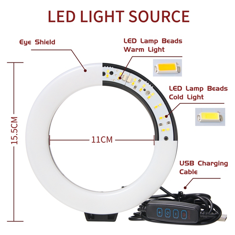 Anillo de luz Led regulable pa - Photography Mobile Lighting reseña y precio