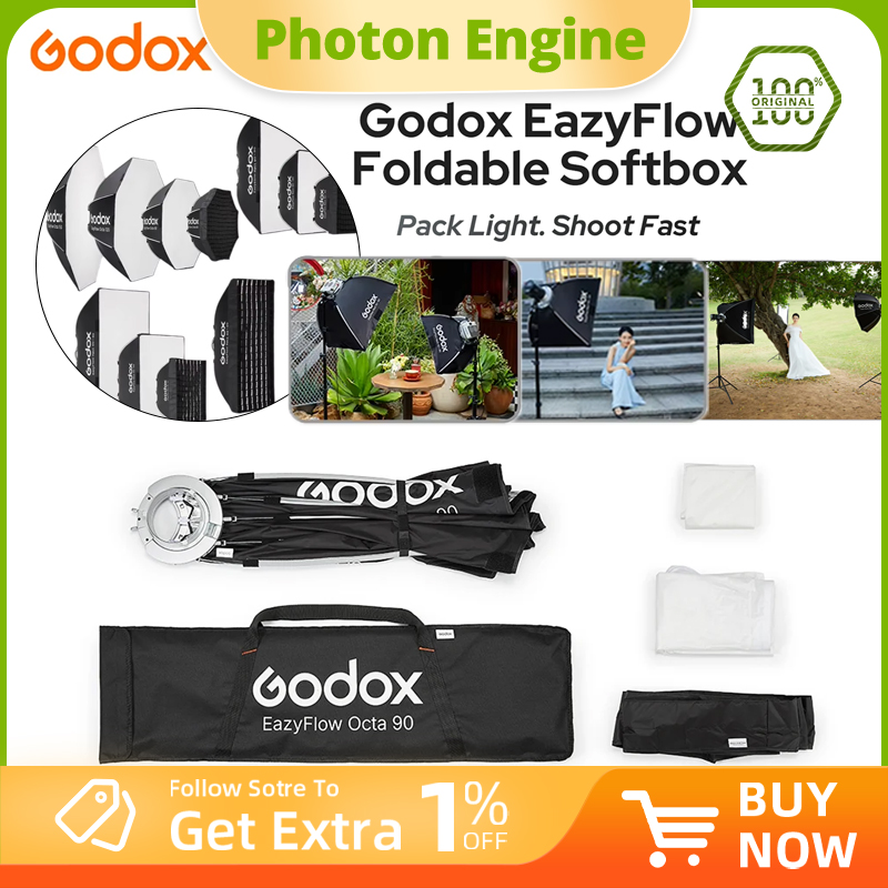 Godox EazyFlow Series: difusor - Photography Lighting Meter reseña y precio